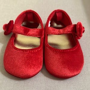 Baby Girl Red Dressy Shoes